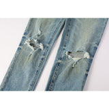 Purple Brand Jeans Pure Cotton High Street Trend #9076