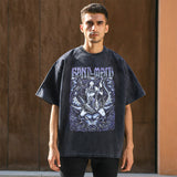 Mens Vintage T Shirt Short Sleeve T-Shirt Men