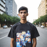 Mens Vintage T-Shirt Printed Short Sleeve T-Shirt