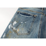 Purple Brand Jeans Pure Cotton High Street Trend #9077