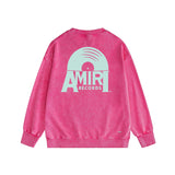 Amiri Distressed Sweatshirt Printed Trendy Pure Cotton