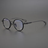 CHH Chrome Hearts Glasses Handmade Titanium Round Frame