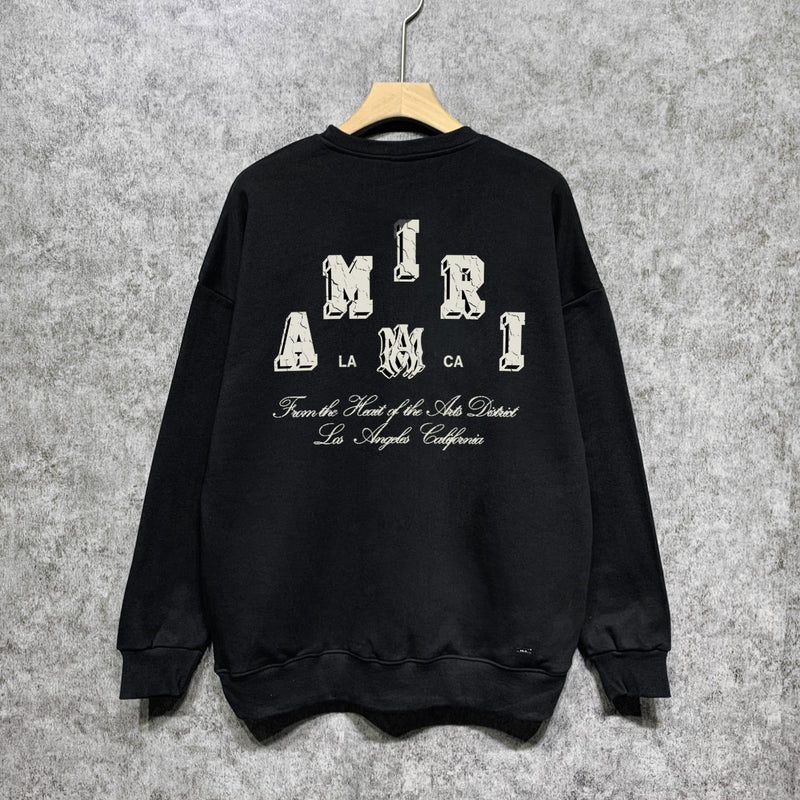 Amiri Sweatshirt Printed Trendy Pure Cotton