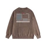 Amiri Distressed Sweatshirt Printed Trendy Pure Cotton