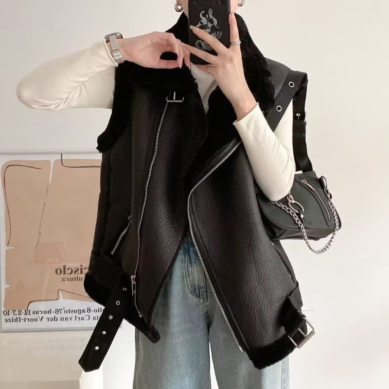Women Vest Fall Winter Fashion Casual Loose