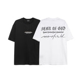 Fog Essentials T Shirts Spring/Summer FOG Season 7 Letter Pattern Crew Neck Short Sleeves