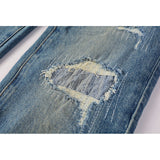 Purple Brand Jeans Pure Cotton High Street Trend #9037