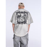 Unisex T-Shirts Saint Michael Vintage Loose Casual T-Shirt