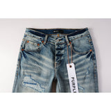 Purple Brand Jeans Pure Cotton High Street Trend