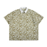 Unisex Shirt Hawaiian Floral Loose Summer