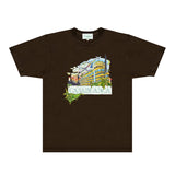 Casablanca T Shirts Fashion Print Street