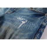Purple Brand Jeans Pure Cotton High Street Trend #9037