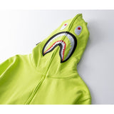 Bathing Ape Hoodie Thin Cardigan Zipper Hooded Loose Shark Jacket
