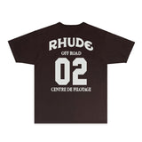 Rhude T Shirts Printed Trendy Pure Cotton