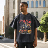 Mens Vintage T Shirt Short Sleeve