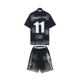 Hellstar T-Shirt And Shorts Two-Piece Set