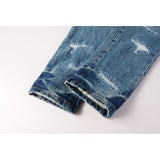 Purple Brand Jeans Pure Cotton High Street Trend #9037