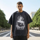 Mens Vintage T Shirt Short Sleeve T-Shirt Men's and Women's