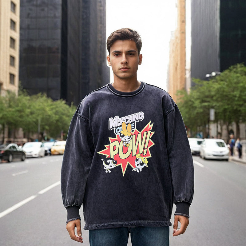 Mens Vintage Long Sleeve Shirt