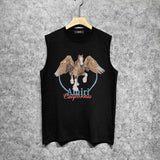Amiri tank top oil painting pegasus printing
