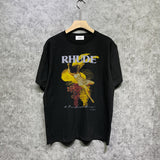 Rhude T Shirts Printed Trendy Pure Cotton
