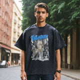 Mens Vintage T Shirt Short Sleeve T-Shirt Men