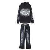 Hellstar Hoodie And Pants Two-Piece Set