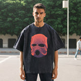 Mens Vintage T Shirt Print Half Sleeve T-Shirt