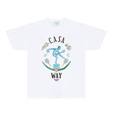Casablanca T Shirts Fashion Print Street