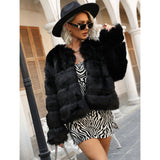 Women Fur Jacket Fashion Casual Plush Coat