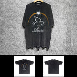 Amiri washed t-shirt night sky pegasus short sleeve
