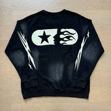 Hellstar Sweatshirts Retro Style High Street Trend