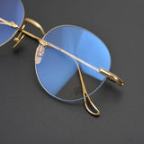 CHH Chrome Hearts Glasses Ultra Light Frameless Pure Titanium Simple Myopia Glasses Frame