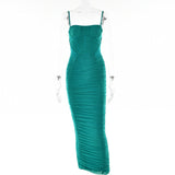 Women Dress Sexy Hot Girl Temperament Pleated Dress
