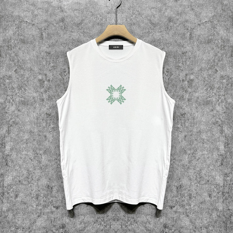 Amiri tank top with small simple letter print