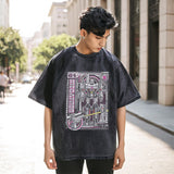 Mens Vintage T Shirt Short Sleeve T-Shirt Men's and Women's