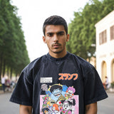 Mens Vintage T Shirt Cartoon Print