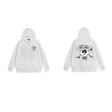 Stussy Hoodie Zip-Up Cardigan Fleece Hooded Sweater