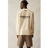 Fog Fear of God Essentials T Shirt Long Sleeve Back Three-Dimensional Letter Loose Couple T-shirt