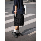 Unisex Shorts Loose Casual Pants Cargo Shorts Large Pocket