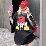Unisex T-Shirts VINTAGE Disney Mickey Loose Short Sleeves