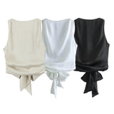 Women Vest Sexy Backless Temperament