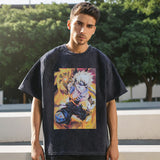 Mens Vintage T-Shirt Summer Men's T-Shirt Short Sleeve