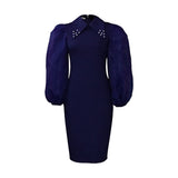 Women Dress Women's Spring and Autumn Long Sleeve plus Size