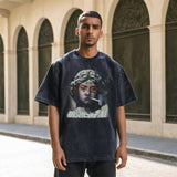 Mens Vintage T Shirt Short Sleeve T-Shirt Men's and Women's