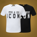 Dsq2 T Shirt Casual Sports Printed Short Sleeve Summer Men