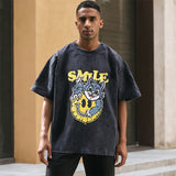 Mens Vintage T Shirt Vintage High Street Loose