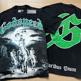 Godspeed T-Shirt Retro Fantasy Pattern