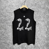 Amiri tank top digital vine printing