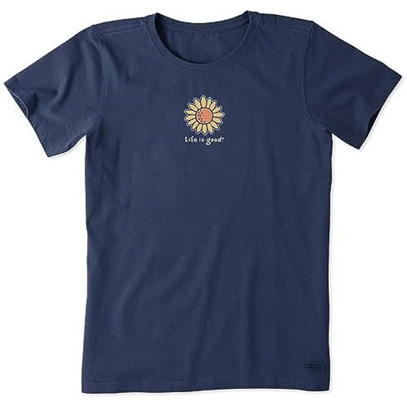 Life is Good Women's Sunflower Vintage Crusher Tee